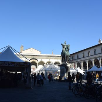 Piazza Santissima Annunziata - Chocolate festival in the usually quiet square - Landmarks & Historical Buildings Near Me - Florence, FI