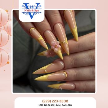 V Nails And Spa - &
(229) 223-3308
1221 4th St #32, Adel, GA 31620 - Nail Salons Near Me - Adel, Georgia V Nails And Spa - &
(229) 223-3308
1221 4th St #32, Adel, GA 31620 - Nail Salons Near Me - Adel, Georgia