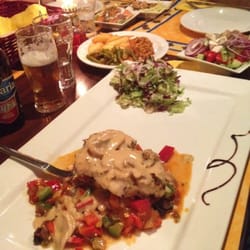 Mykonos - Gevulde kipfilet... Met vitamientjes natuurlijk...