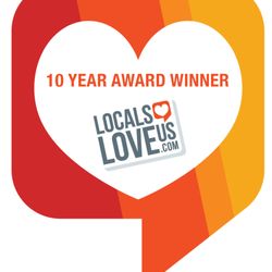 Locals Love Us 10 consecutive years Award Winner
