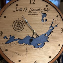 Life in the ADK - Sixth and Seventh Lake Clock from Life in the ADK!