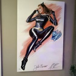 Aztec Graphics - Julie Newmar limited edition Alex Ross art as Catwoman