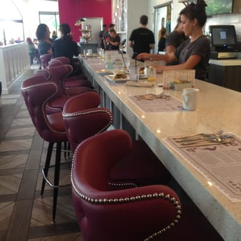 Beach Plum Kitchen - Love to have breakfast sitting in the bar, the chairs are super comfortable - New American Near Me - Carlsbad, California