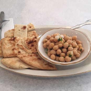 Greek Islands Restaurant - Complimentary Chick Peas & Pita - Greek Near Me - Holbrook, New York