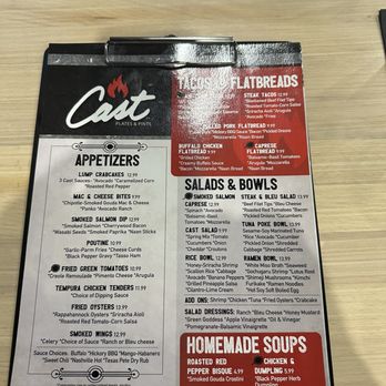 Cast Plates & Pints - Menu - American Near Me - Roanoke, Virginia Cast Plates & Pints - Menu - American Near Me - Roanoke, Virginia