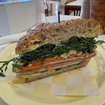 Happy Mediums - Muffuletta Muffaletta Sandwich - Breakfast & Brunch Near Me - Calimesa, California Happy Mediums - Muffuletta Muffaletta Sandwich - Breakfast & Brunch Near Me - Calimesa, California