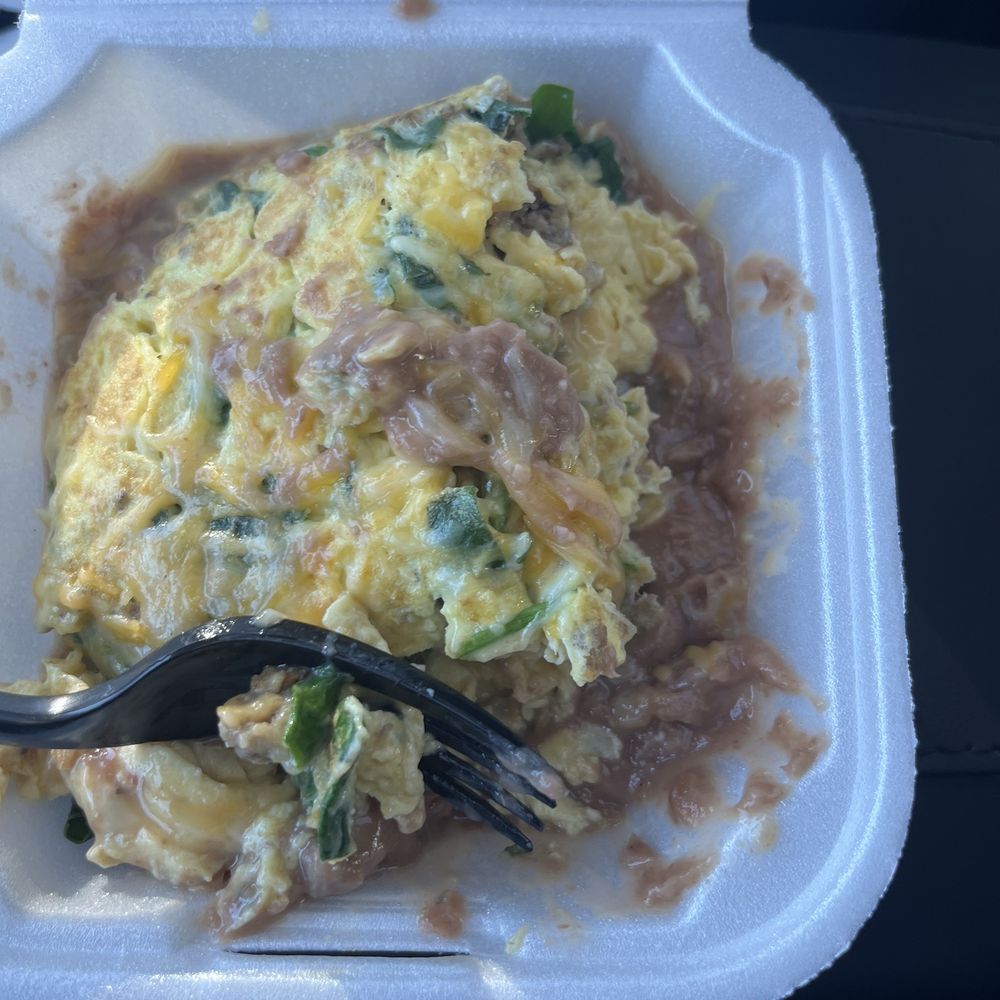 Peña's TX Cafe - Build-A-Breakfast Bowl w/ refried beans, sausage, spinach and cheese - Donuts Near Me - Houston, Texas Peña's TX Cafe - Build-A-Breakfast Bowl w/ refried beans, sausage, spinach and cheese - Donuts Near Me - Houston, Texas