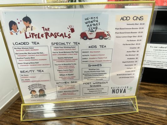 Menu photo 1 Nutrition Nova Mount Juliet, TN Menu photo 1 Nutrition Nova Mount Juliet, TN