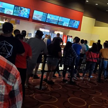 AMC Ford City 14 - Concession stand line. There is a separate one just as long to pour your own soft drinks - Cinema Near Me - Chicago, Illinois AMC Ford City 14 - Concession stand line. There is a separate one just as long to pour your own soft drinks - Cinema Near Me - Chicago, Illinois