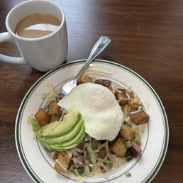 Dulin's potato dish, a split portion. An ample amount to share. Dulin's potato dish, a split portion. An ample amount to share.
