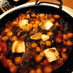 Bar Estilo - Chick pea, feta and spanish.