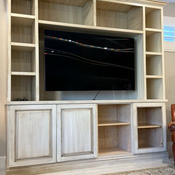 Morgan Oak Custom Cabinets - Entertainment Center - Cabinetry Near Me - Morgan Hill, California Morgan Oak Custom Cabinets - Entertainment Center - Cabinetry Near Me - Morgan Hill, California