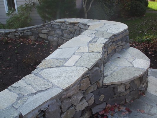 Retaining Wall - Customer wanted an area for the community to gather. Retaining Wall - Customer wanted an area for the community to gather.
