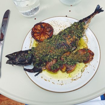 Dame - Grilled mackerel - Seafood Near Me - New York, New York Dame - Grilled mackerel - Seafood Near Me - New York, New York
