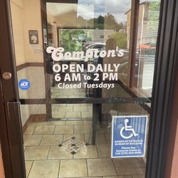 Hours posted. She claims they close at 1:20pm