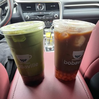 Bobaville - Brown sugar matcha & Black tea ice cream - Coffee & Tea Near Me - Daly City, California