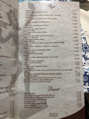 Menu photo 1 Pizzeria Carlo Alberto Pompei, NA
