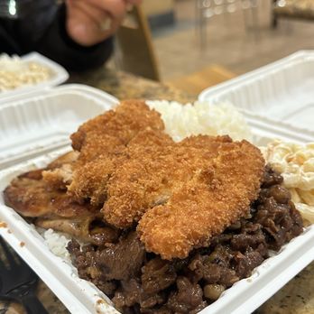 Ono Hawaiian BBQ - BBQ & Katsu Mix - No veggies - Hawaiian Near Me - Colma, California Ono Hawaiian BBQ - BBQ & Katsu Mix - No veggies - Hawaiian Near Me - Colma, California