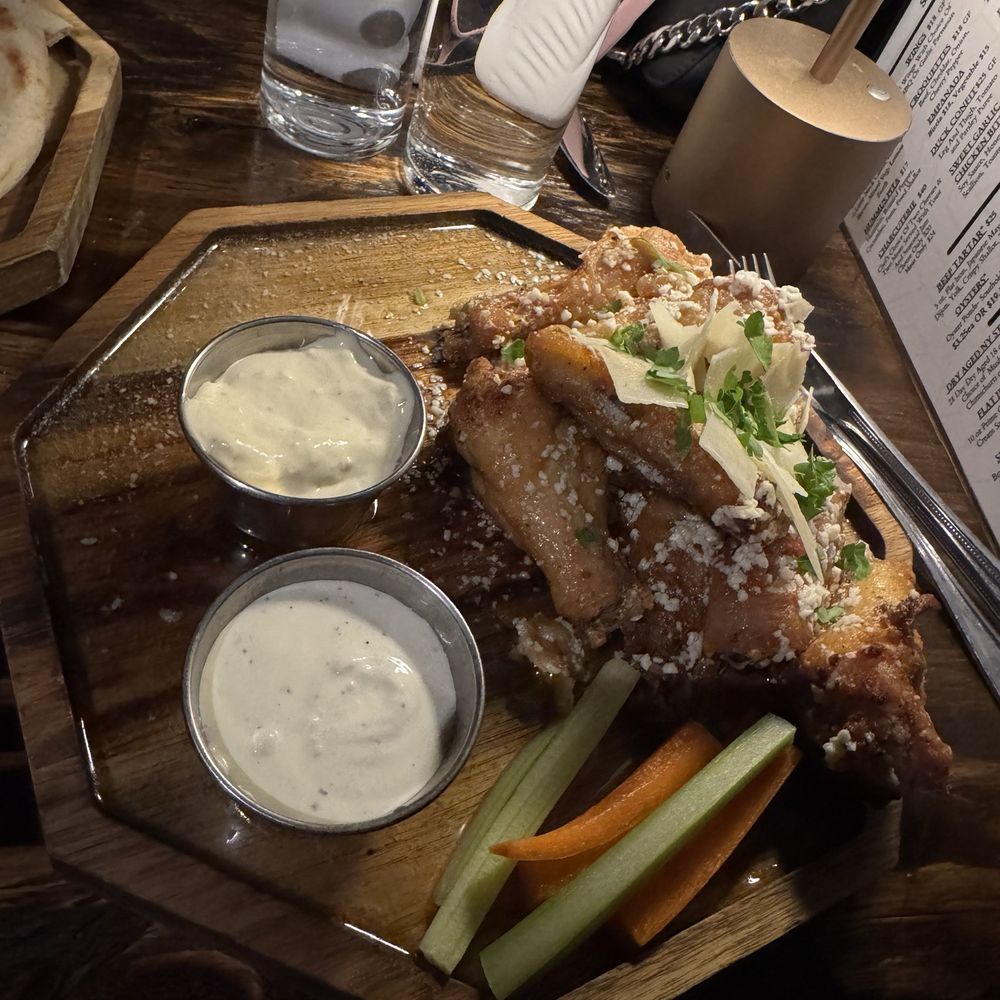 The Last Word - Chicken Garlic Parmesan Wings - Cocktail Bars Near Me - Huntington, New York The Last Word - Chicken Garlic Parmesan Wings - Cocktail Bars Near Me - Huntington, New York