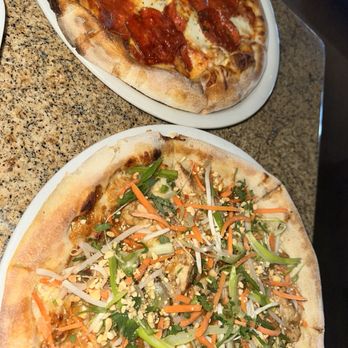 California Pizza Kitchen - Pepperoni and Thai Chicken Pizza - Pizza Near Me - Scottsdale, Arizona California Pizza Kitchen - Pepperoni and Thai Chicken Pizza - Pizza Near Me - Scottsdale, Arizona