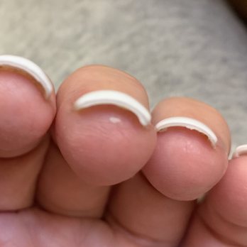 Fab Nails & Spa - Unfinished. Needed drilling to clean up. - Nail Salons Near Me - Gilbert, Arizona
