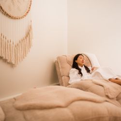 Karuna Integrated Wellness & Spa - Unrush your visit: recline in our Himalayan salt nook for mineral-rich quiet + integration.