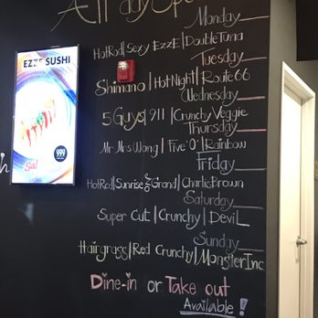 Ezze Sushi - Daily roll specials! - Sushi Bars Near Me - Glendora, California Ezze Sushi - Daily roll specials! - Sushi Bars Near Me - Glendora, California