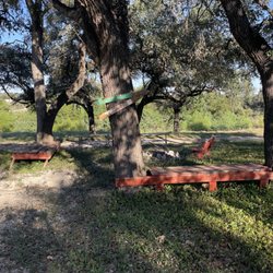 Spring Branch RV Park - Unmaintained sitting area.