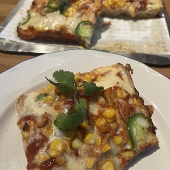 Doughbird - Bbq chicken pizza (Detroit style) - Comfort Food Near Me - Nashville, Tennessee Doughbird - Bbq chicken pizza (Detroit style) - Comfort Food Near Me - Nashville, Tennessee
