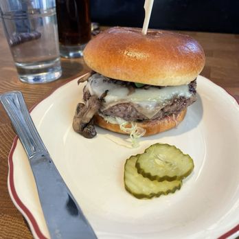 Zinburger - Hamburger w/Mushrooms - Burgers Near Me - Gilbert, Arizona