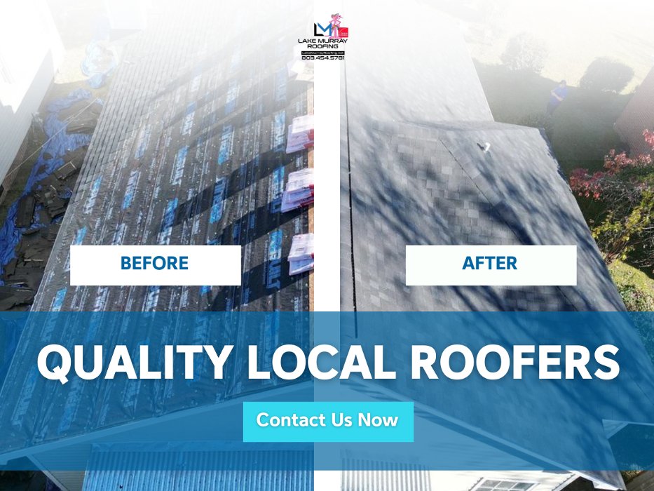 Slide of Lake Murray Roofing