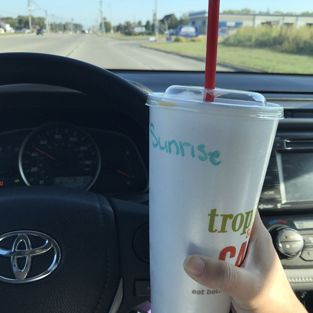 Smoothie sizes are impressive!!