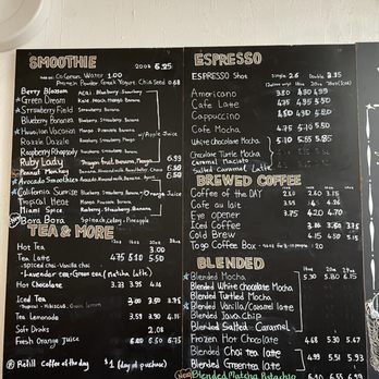 CJ Coffee House - Dink Menu - Coffee & Tea Near Me - Orange, California