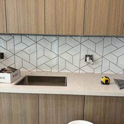Sorto Bros Tile - Backsplash installation