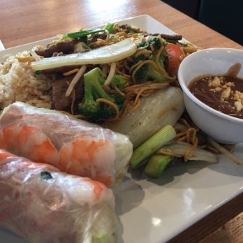 The Lotus Maple Grove - Beef lo mein fresh spring rolls and fried rife - lunch combo best deal in town - Vietnamese Near Me - Maple Grove, Minnesota The Lotus Maple Grove - Beef lo mein fresh spring rolls and fried rife - lunch combo best deal in town - Vietnamese Near Me - Maple Grove, Minnesota