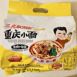 Oasis World Market - 光友 重庆小酒 牛肉味面 Guang You® Chongqing Instant Noodles-Trùng Khánh Artificial Beef Flavor