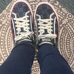 Silhouette's Consignment & Boutique - Gucci tennis sneakers in excellent condition at a steal of a price