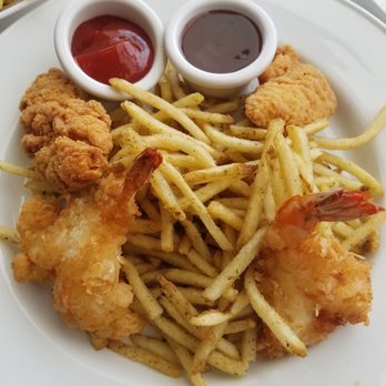 Peohe's - Kids "Shrimpkens". Great portion size for kids 12 and under. Fries have a seasoning. If you have a picky eater, request unseasoned fries. - Seafood Near Me - Coronado, California