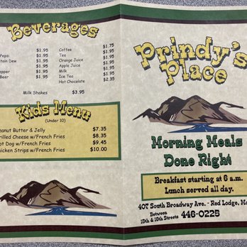Prindy's Place - Breakfast & Brunch Near Me - Red Lodge, Montana Prindy's Place - Breakfast & Brunch Near Me - Red Lodge, Montana