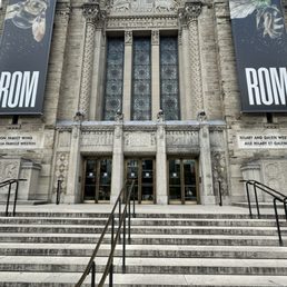 Exterior outside entrance of Royal Ontario Museum - ROM entrance - Toronto, Ontario Exterior outside entrance of Royal Ontario Museum - ROM entrance - Toronto, Ontario