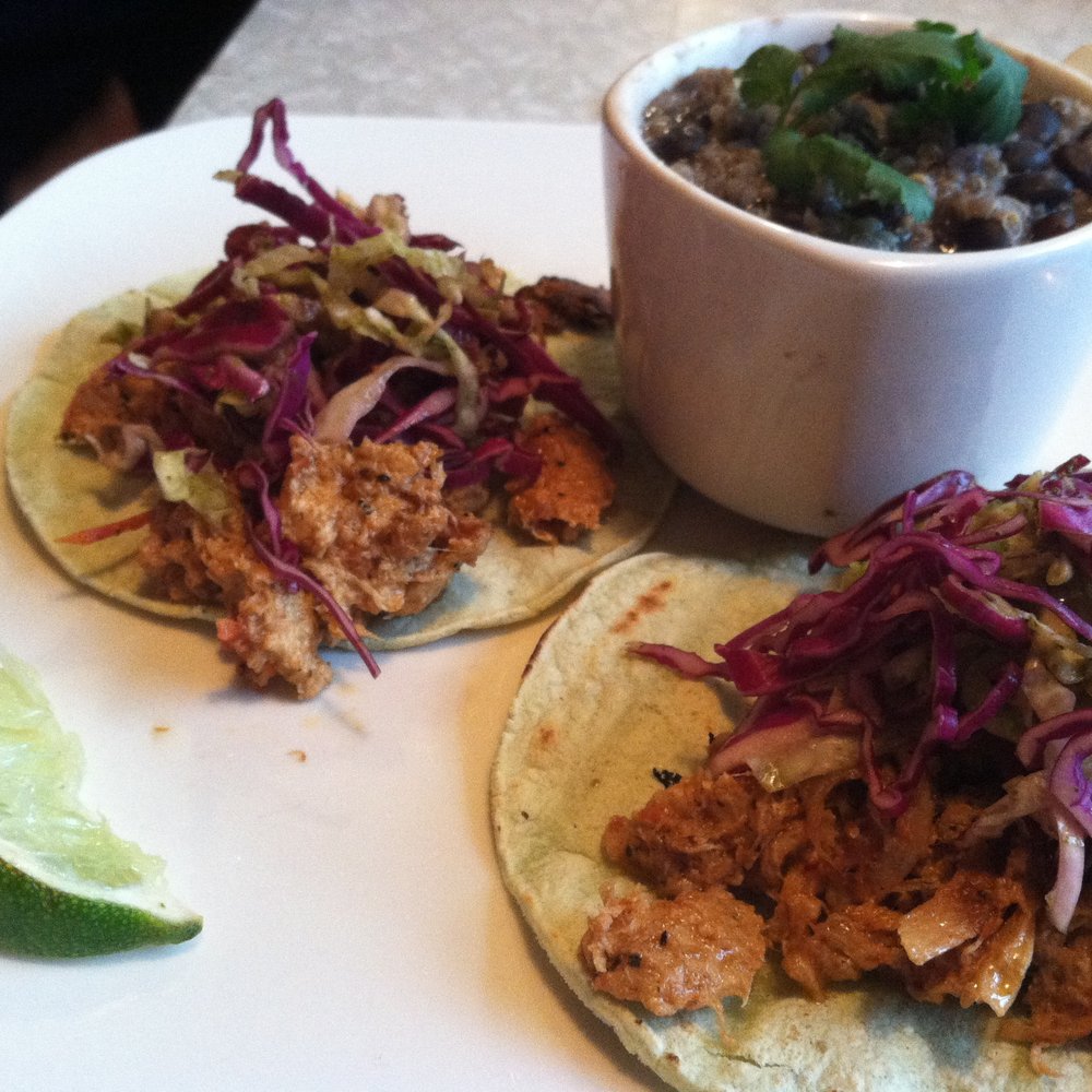 The Fiction Kitchen - TINGA TACOS - Vegan Near Me - Raleigh, North Carolina The Fiction Kitchen - TINGA TACOS - Vegan Near Me - Raleigh, North Carolina