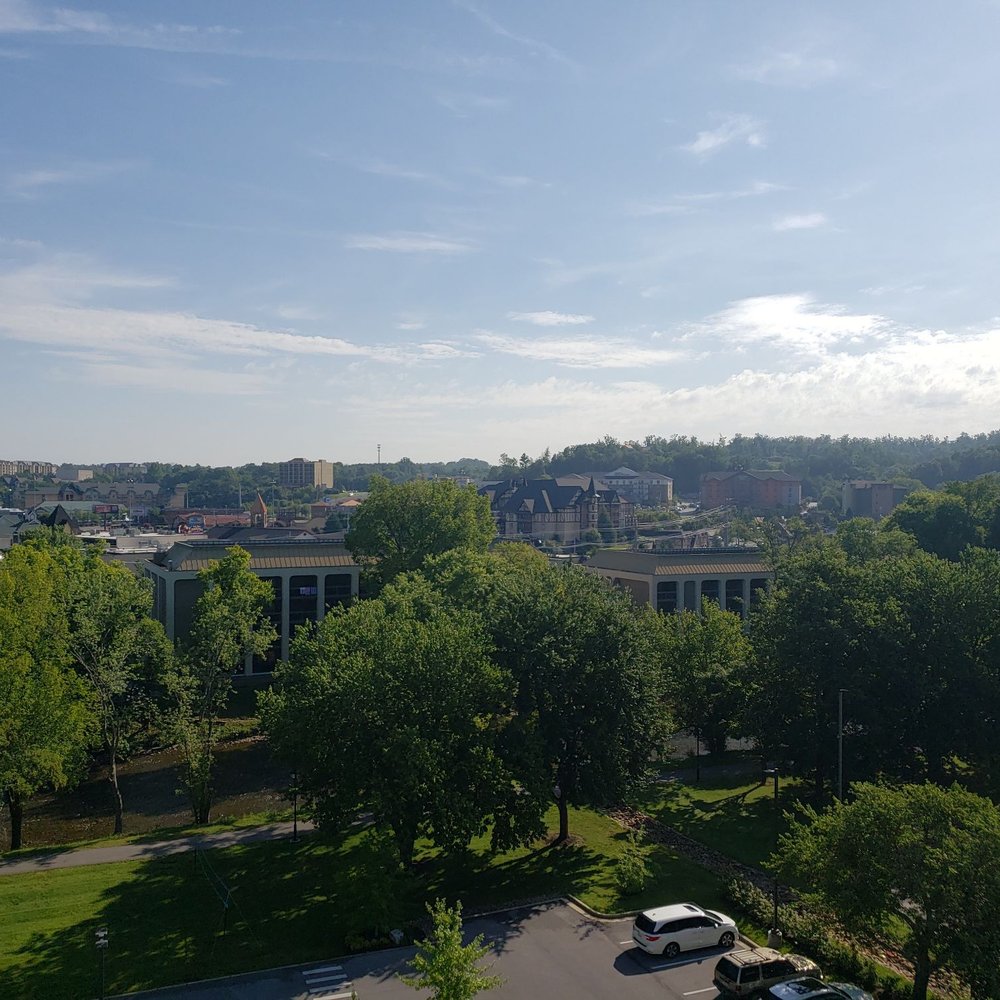 Courtyard by Marriott Pigeon Forge - View from the balcony - Hotels Near Me - Pigeon Forge, Tennessee