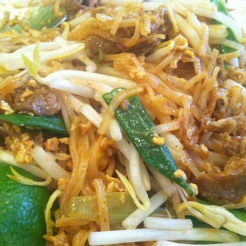 Ayada Thai - Beef Pad Thai - Thai Near Me - Elmhurst, New York