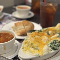 EAT Bistro - Baked seafood in creamy spinach sauce
