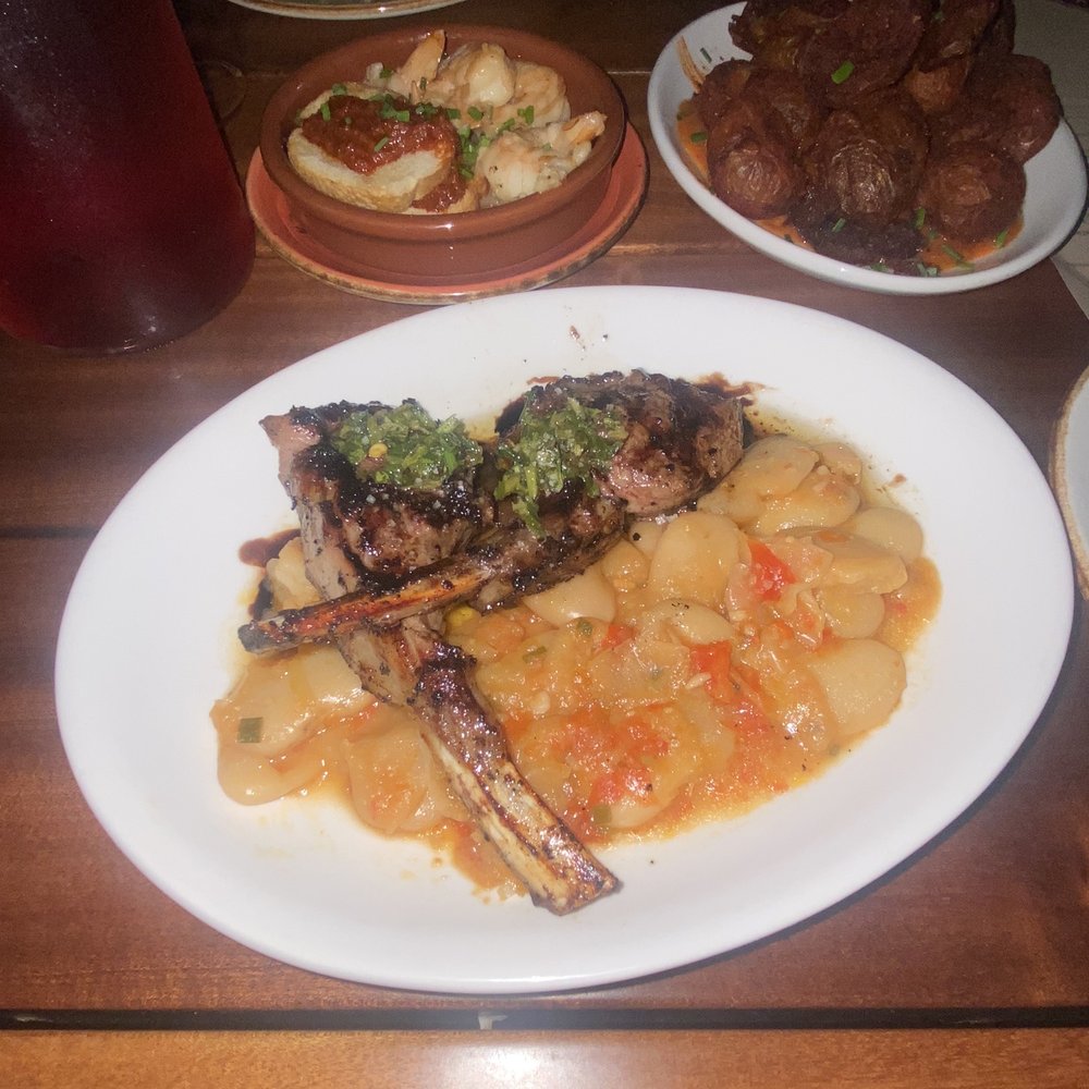 Gypsy Kitchen - Lamb Chops and Lima beans. - Spanish Near Me - Atlanta, Georgia Gypsy Kitchen - Lamb Chops and Lima beans. - Spanish Near Me - Atlanta, Georgia