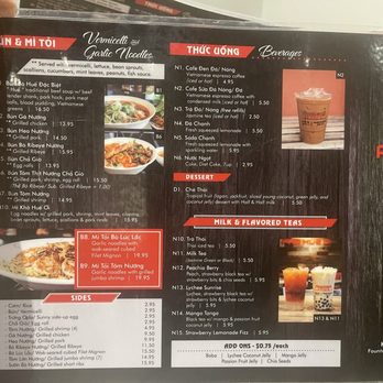 Pho Hue Oi - Menu 1 of 2 - Noodles Near Me - Torrance, California Pho Hue Oi - Menu 1 of 2 - Noodles Near Me - Torrance, California