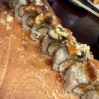 Raw Sushi Bar Lounge - Caterpillar Roll - Japanese Near Me - Elk Grove, California Raw Sushi Bar Lounge - Caterpillar Roll - Japanese Near Me - Elk Grove, California