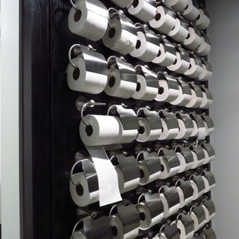 All Set Restaurant & Bar - Unique bathroom decor - New American Near Me - Silver Spring, Maryland