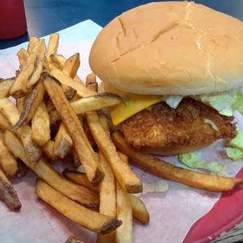 The White Spot Cafe - The famous White Spot Halibut Sandwich! - American Near Me - Anchorage, Alaska