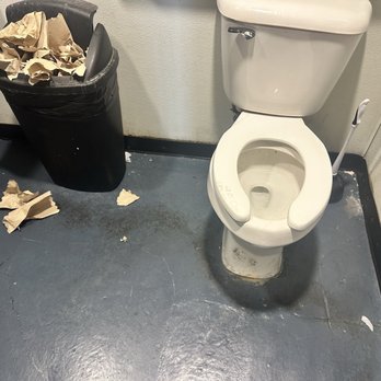 Fat Shack - Toilet was filthy and had an actual shoe print on seat - Desserts Near Me - Las Vegas, Nevada
